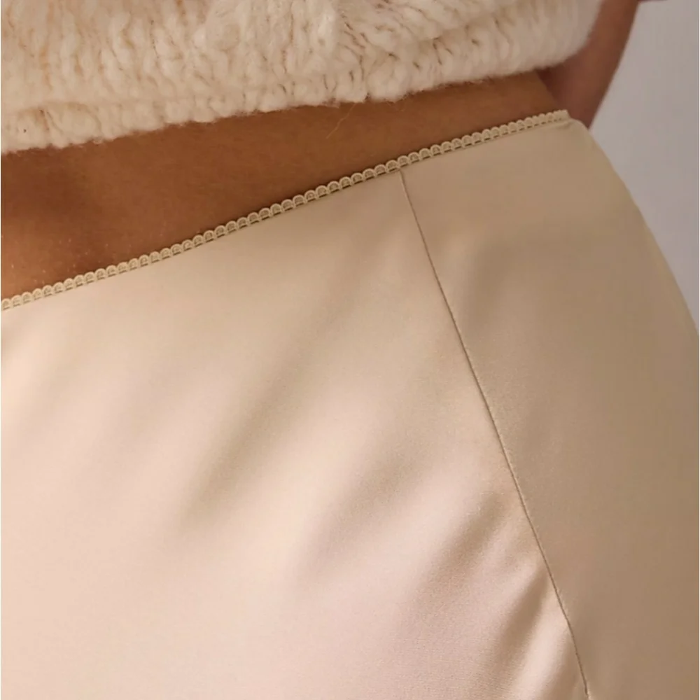 J.Crew Collection drapey slip skirt in featherweight satin - Picture 2 of 15